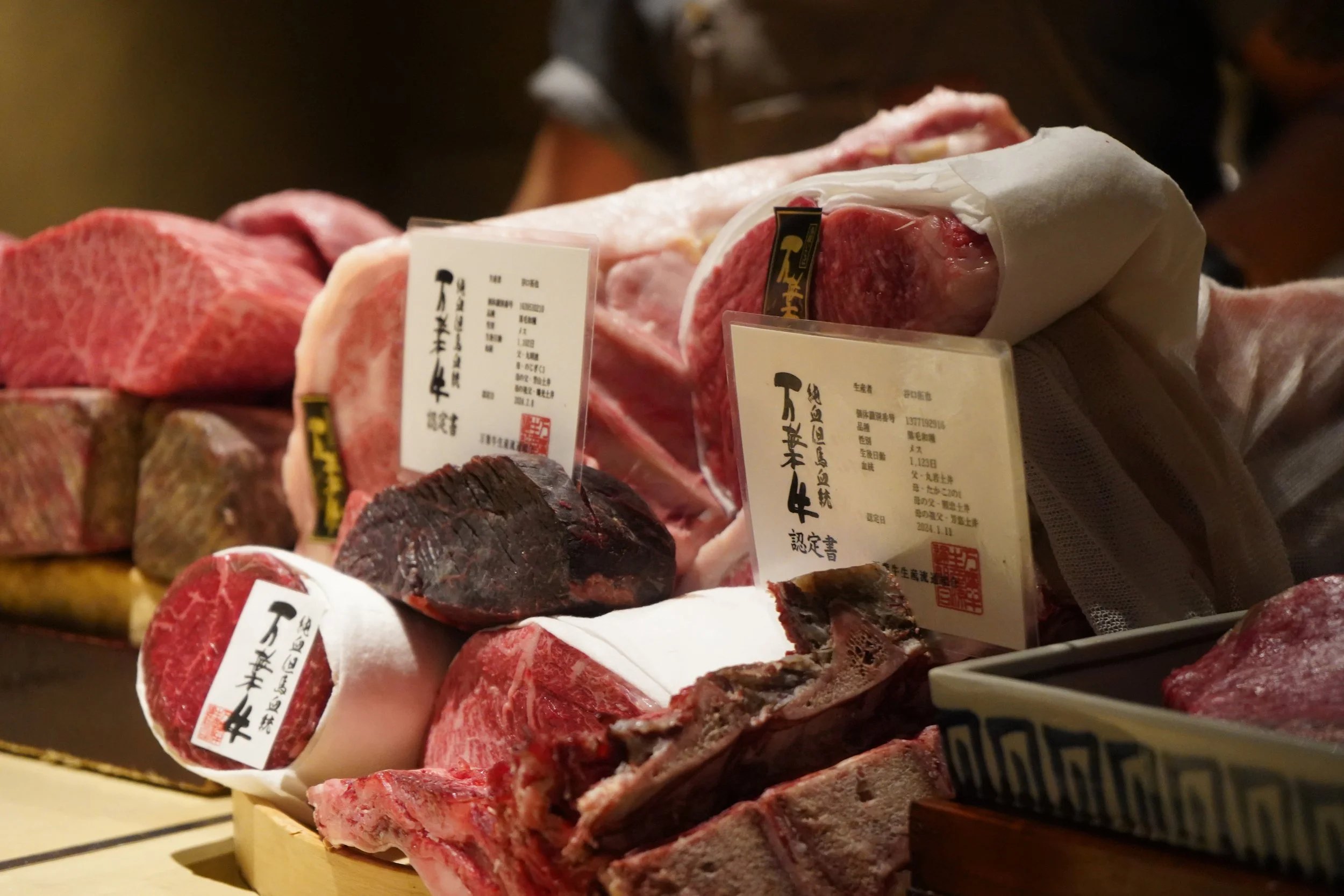 Dry-aged wagyu cuts